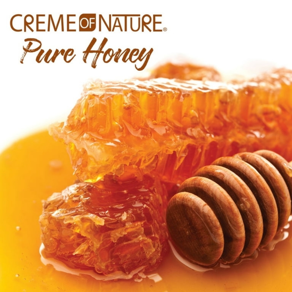 THREE Creme of Nature Pure Honey Shrinkage Defense Curling Jelly 12 oz each. - Picture 2 of 6